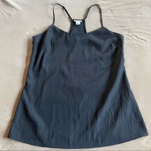 J Crew Factory Racerback Cami - Black, Size 0